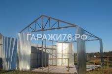 Гаражи из профильных листов Ярославль