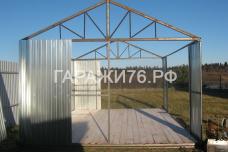 Гаражи из профильных листов Ярославль