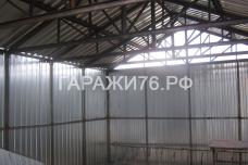 Гаражи из профильных листов Ярославль